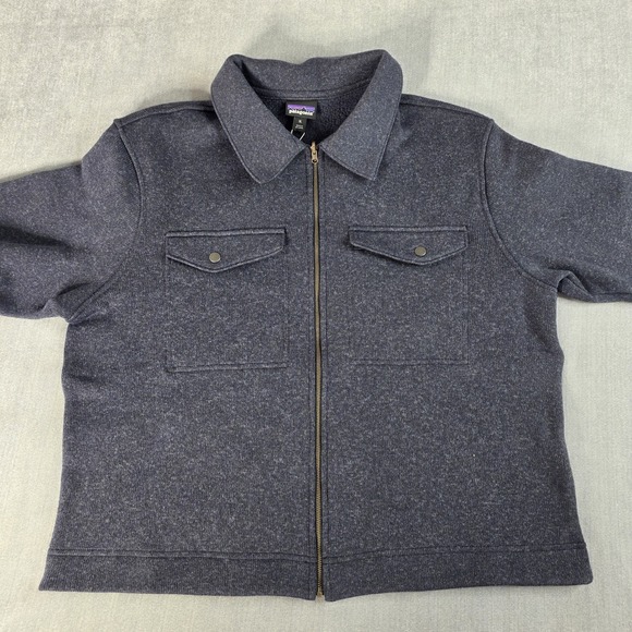 New Patagonia Jacket Women's Better Sweater Zippered Chore XL Pitch Blue NWT - Picture 4 of 15